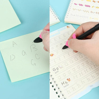 Writezy™ Sank Magic Book (4 Books + 1 Pen + 1 Grip) FREE 10 REFILLS