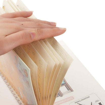 Writezy™ Sank Magic Book (4 Books + 1 Pen + 1 Grip) FREE 10 REFILLS